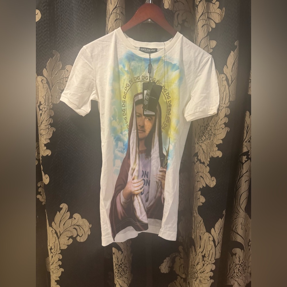 Nwt Dolce & Gabbana Fashion Devotion Artistic T-Shirt